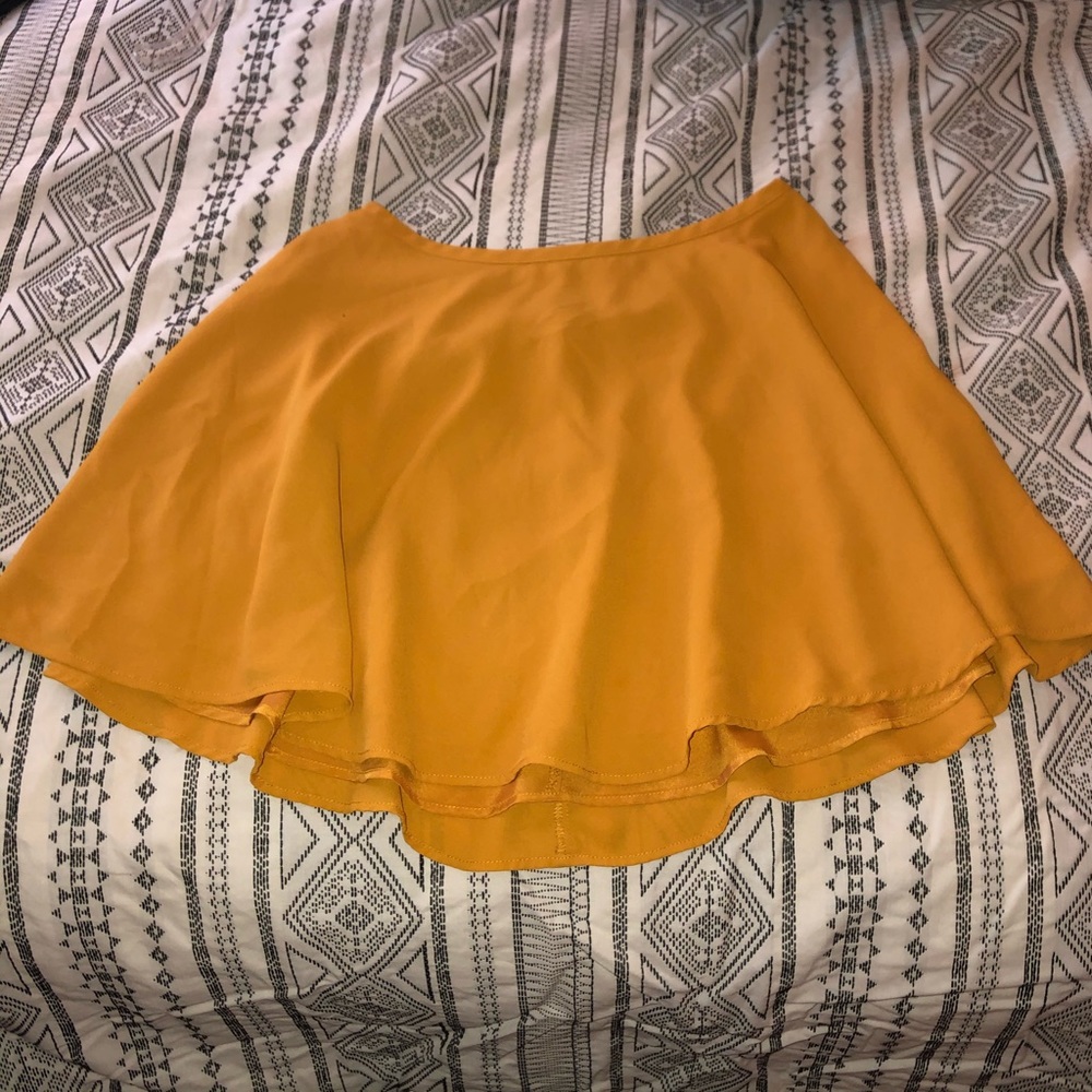 Mustard Yellow Skirt